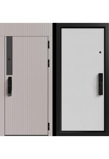 Рейн 2 3К90 ЮР-36 (с номером квартиры) Латте (ZB855-2) - ЮП-13 ZB Белый