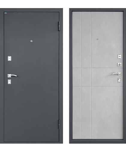 ПРОМЕТ «ТИТАН АНТЕРО» Бетон Снежный | Входная металлическая дверь