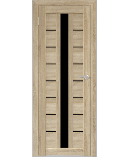 Бона 04 чёрное стекло