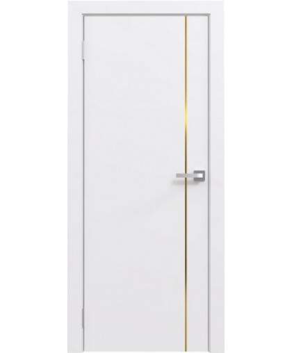 Эмаль Line 1 Белая. Золотой молдинг